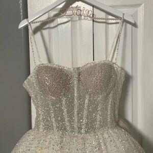 Wedding dress custom made (inspired by Berta) adjustable corset strap 3 yrs old